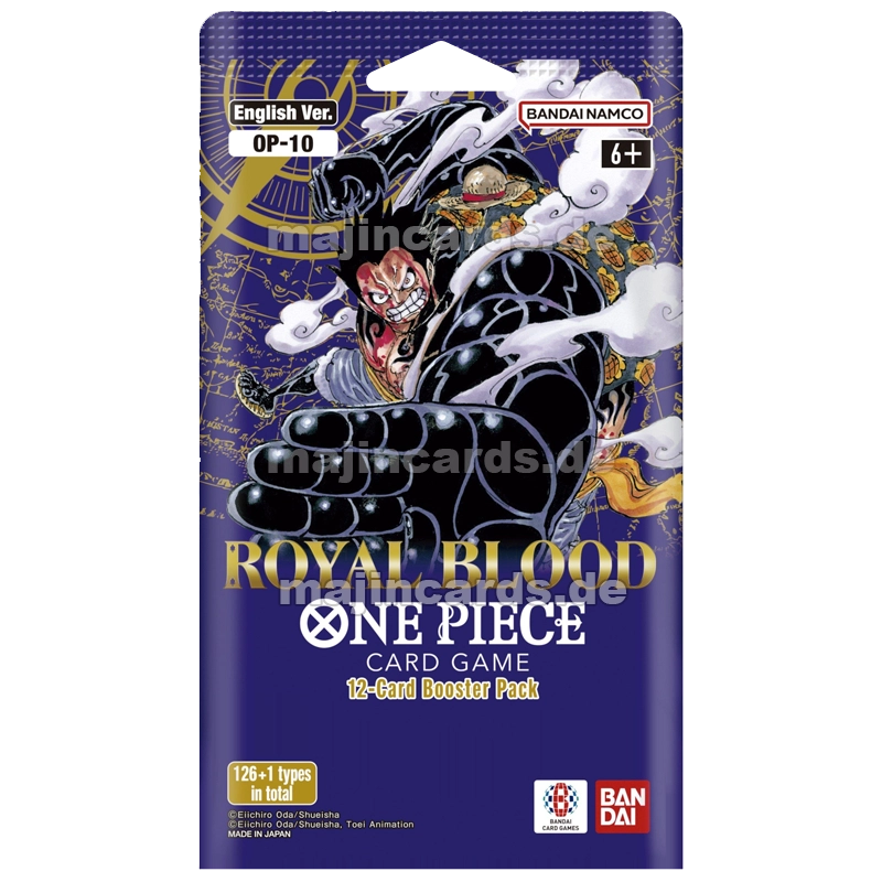 One Piece OP-10 "Royal Blood " Sleeve Booster (ENGLISCH)