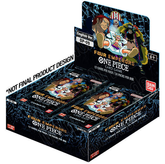 (Nur bis 15.05.24 - 00:00 Uhr) One Piece OP-09 -ENGLISCH- Booster Display The Four Emperors (VORBESTELLUNG)