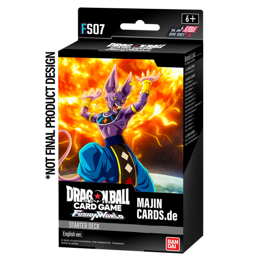 (VORBESTELLUNG) Dragon Ball Card Game Fusion World Starter Deck FS07 EN