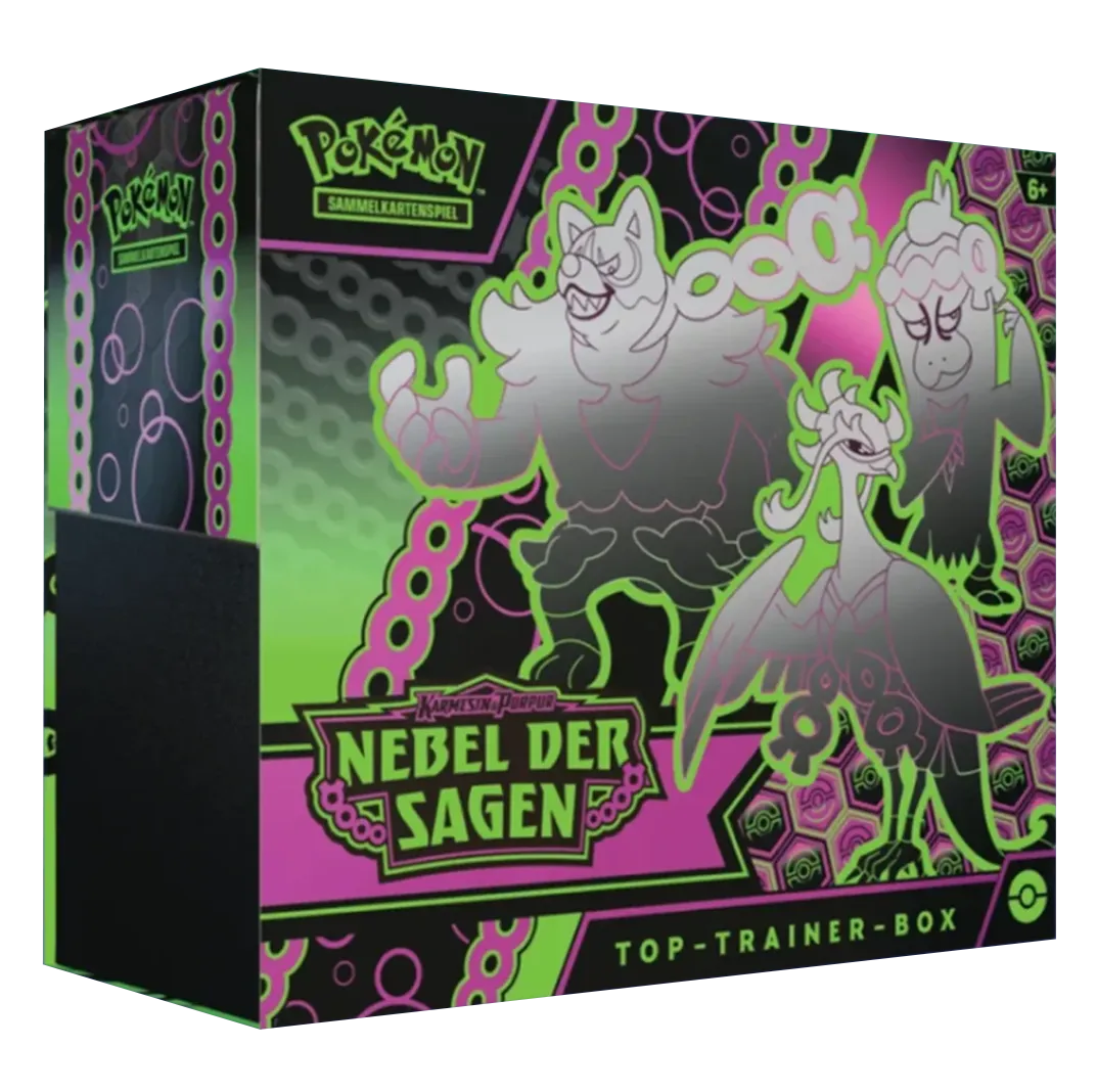 Pokémon KP6.5 Nebel der Sagen TTB Top Trainer Box DE